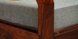 Bergen Sheesham Wood 3 Seater Sofa In Honey Oak Finish