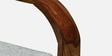 Bergen Sheesham Wood 3 Seater Sofa In Provincial Teak Finish