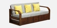 Bergen Sheesham Wood 3 Seater Sofa In Provincial Teak Finish