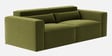 Bergen Velvet 3 Seater Sofa In Mint Green Colour
