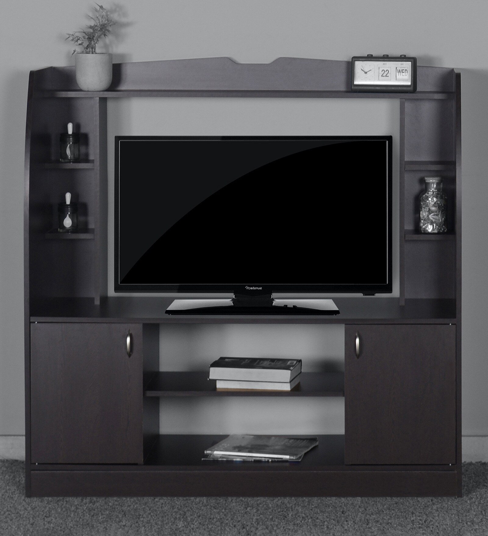 Beaumont TV Unit in Wenge Finish Beaumont TV Unit in Wenge Finish