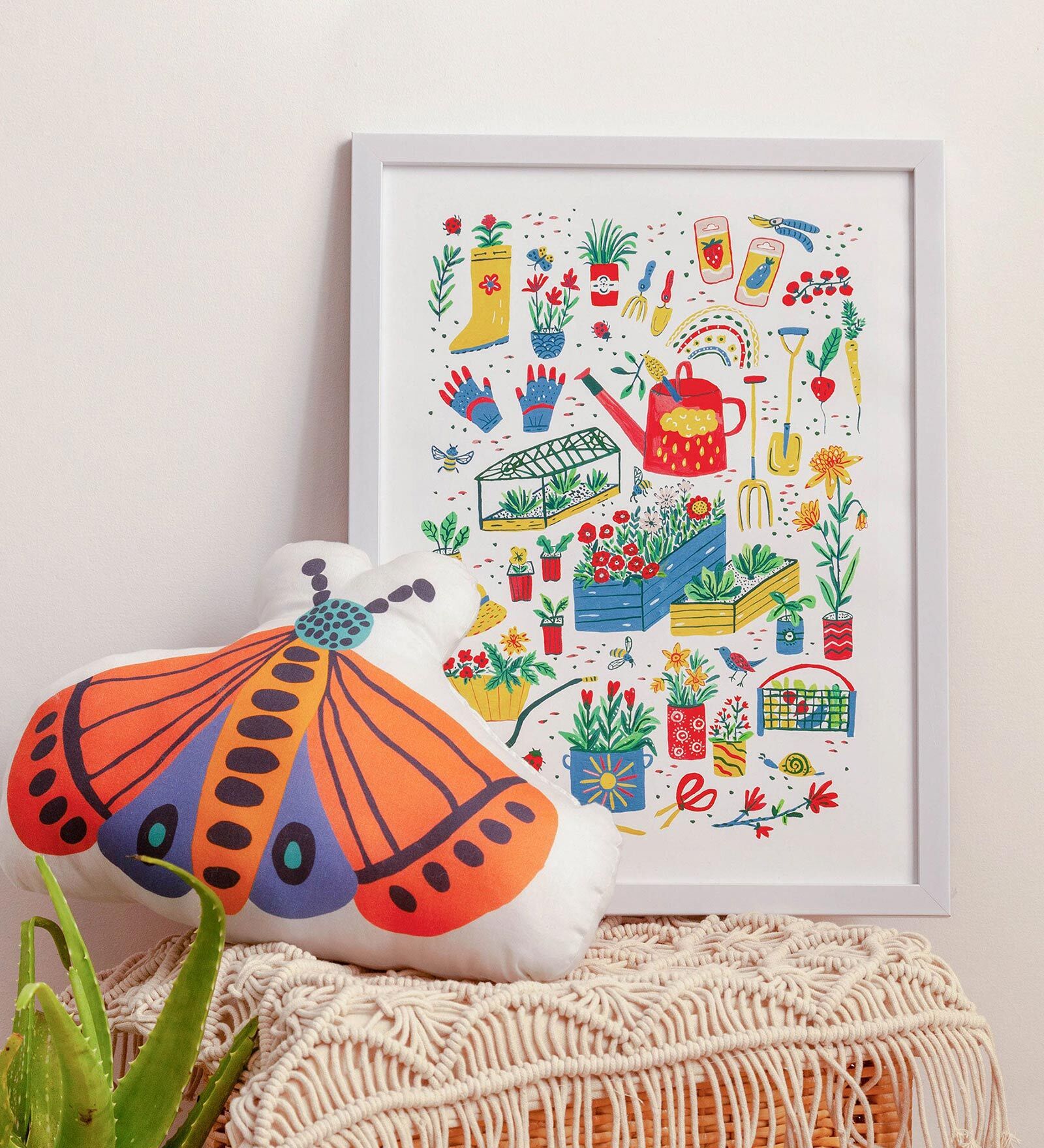 Bee In A Bonnet Multicolour
Acrylic Framed Art Print