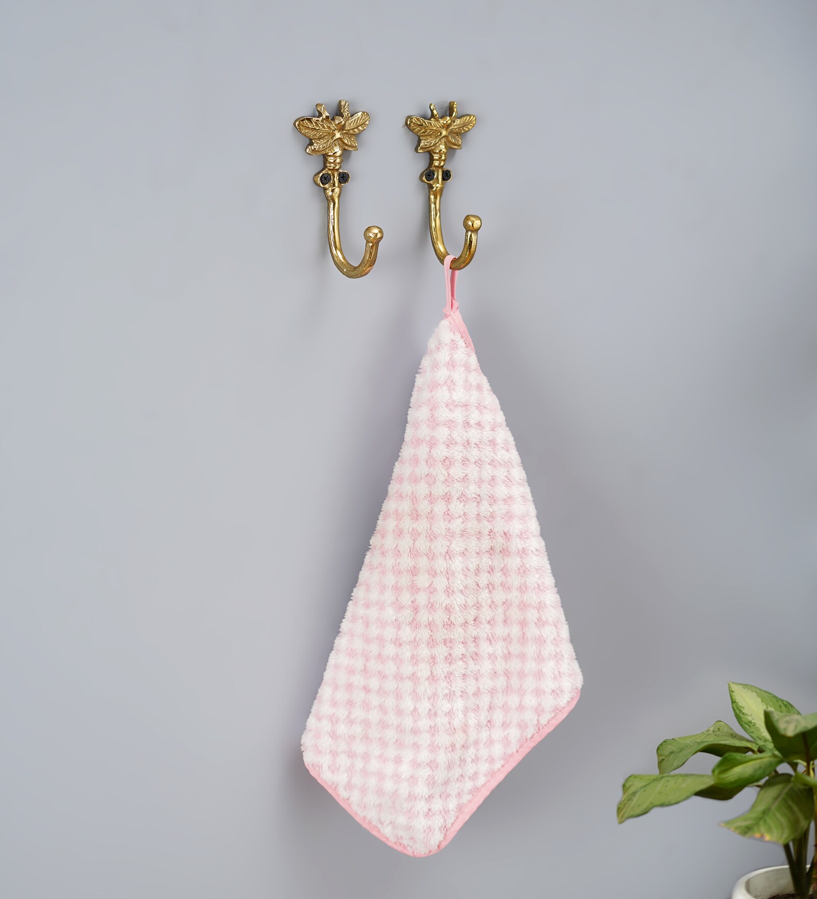 Aluminium Gold Bee Wall Hook