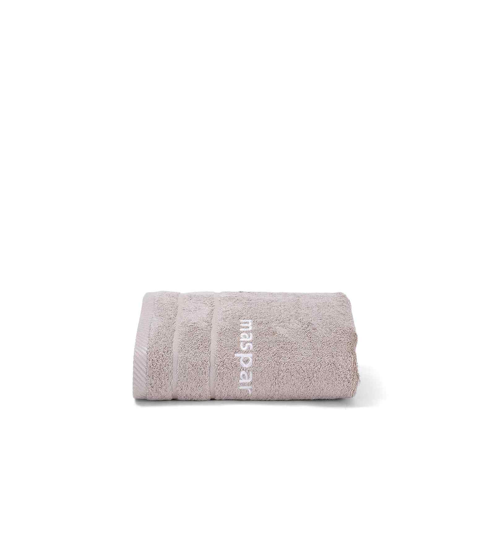Beige Bamboo Cotton Solid 650 GSM Hand Towel (1Pc)