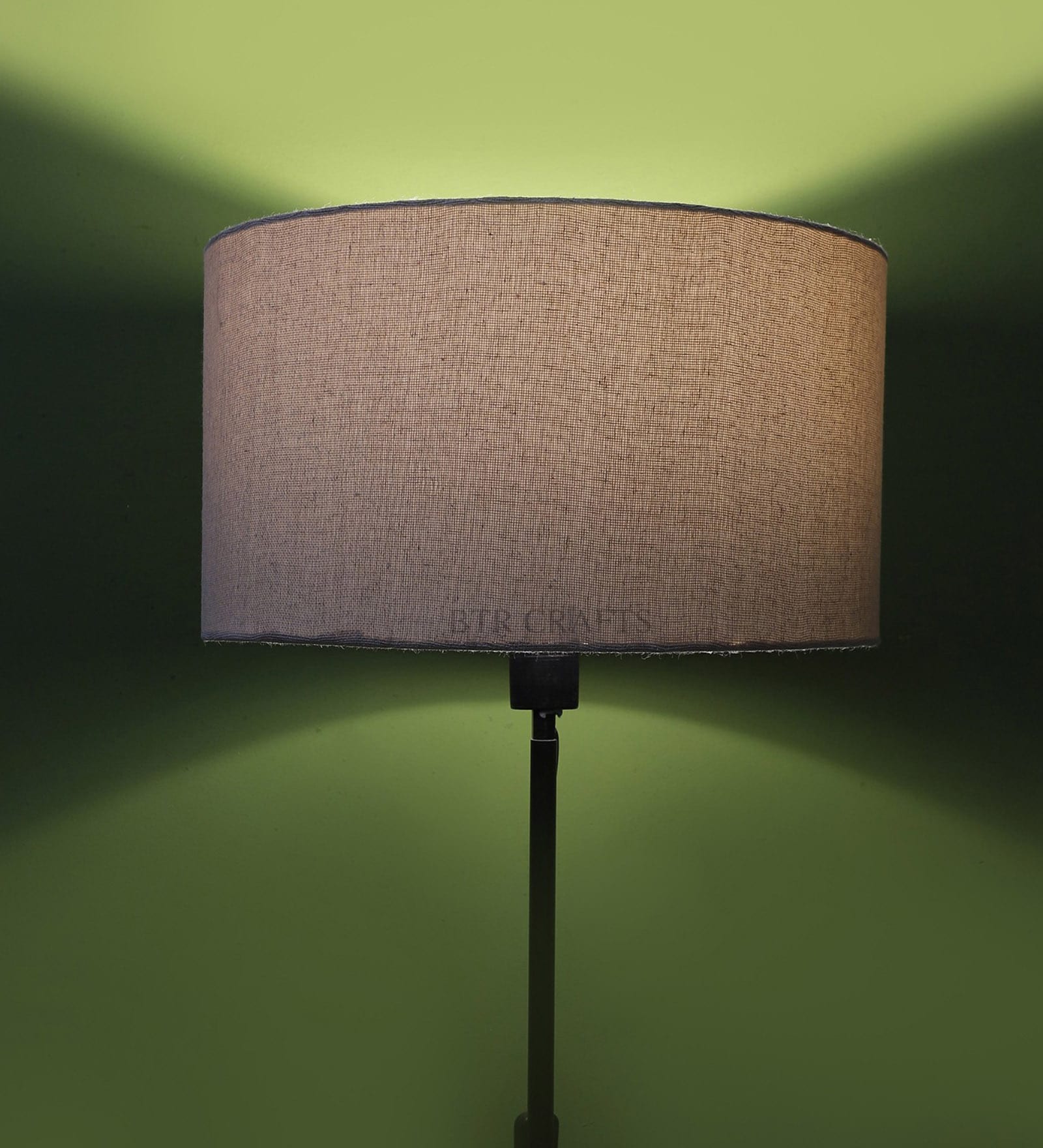 Potenza Beige Cotton Fabric Solid Lampshade