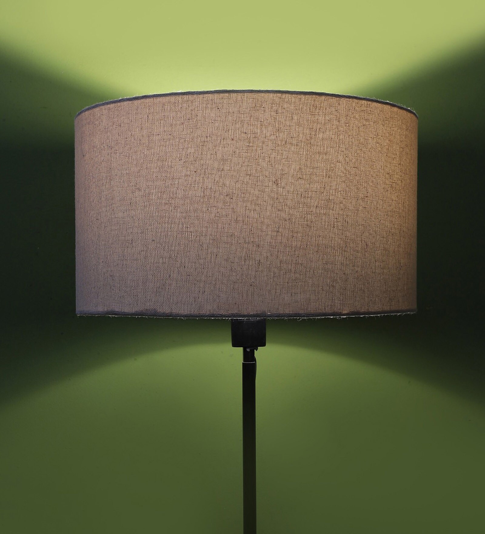 Eros Beige Cotton Fabric Solid Lampshade