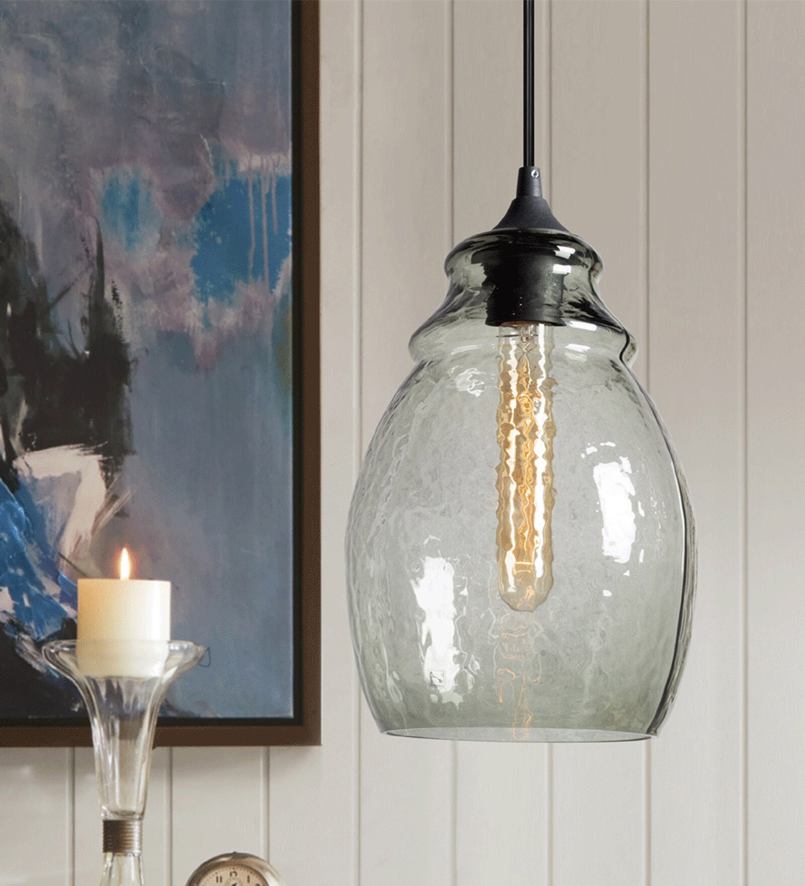 Faraday Transparent Glass Hanging Light