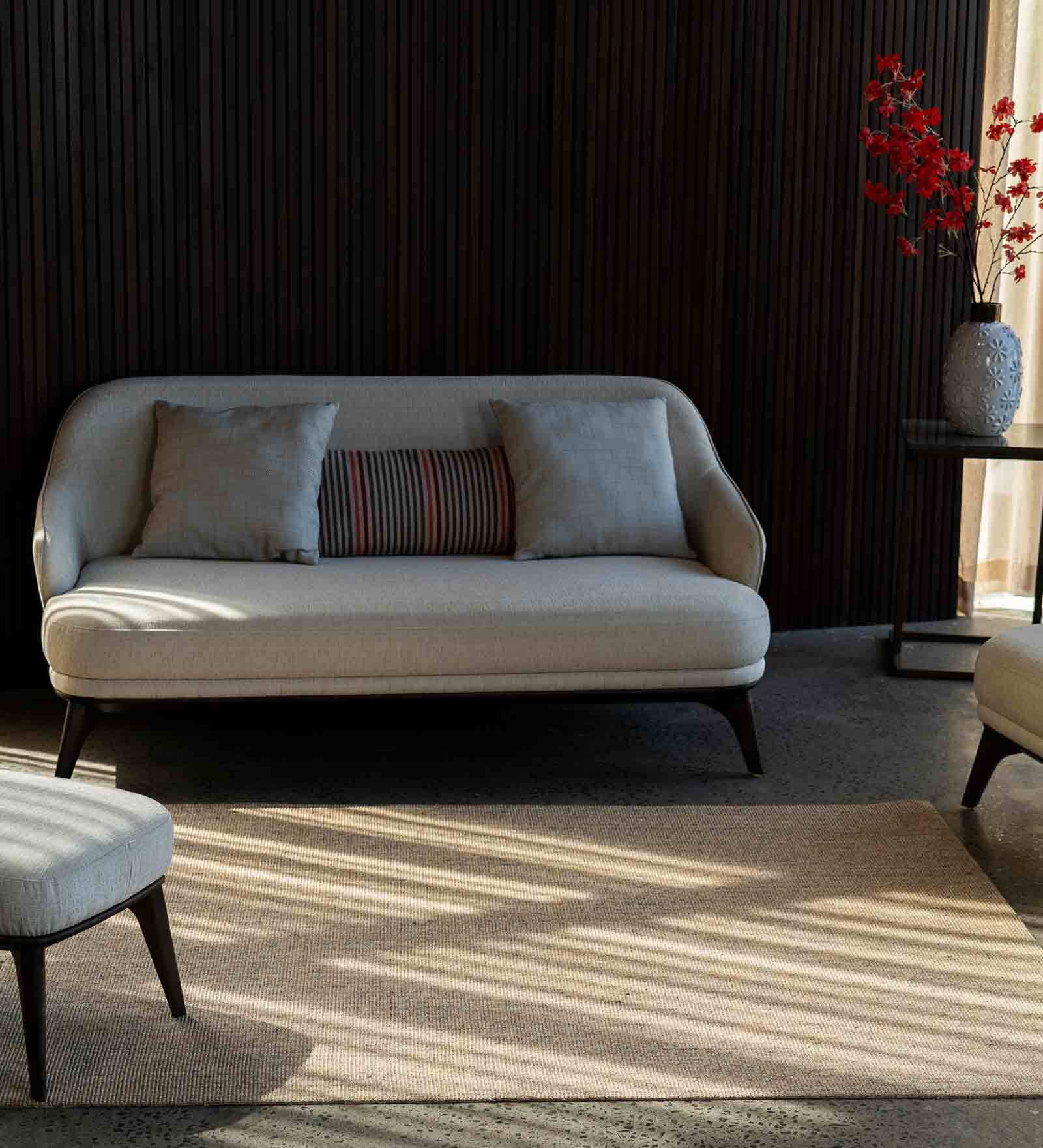 Beige Sisal Solid 6 x 9  Feet Machine Made Carpet