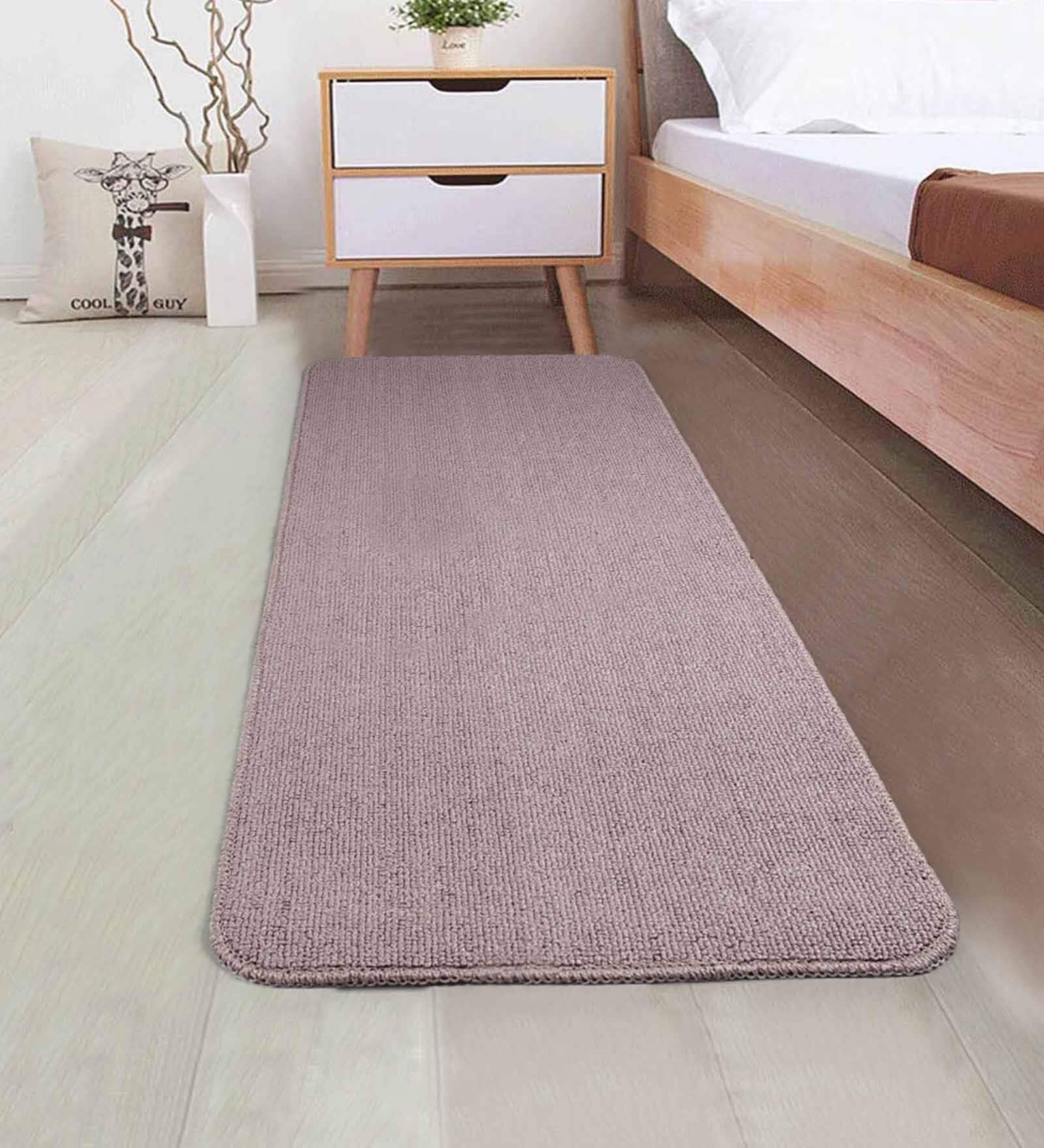 Beige Polypropylene 79 x 24 Inches Machine Made Floor Runner
