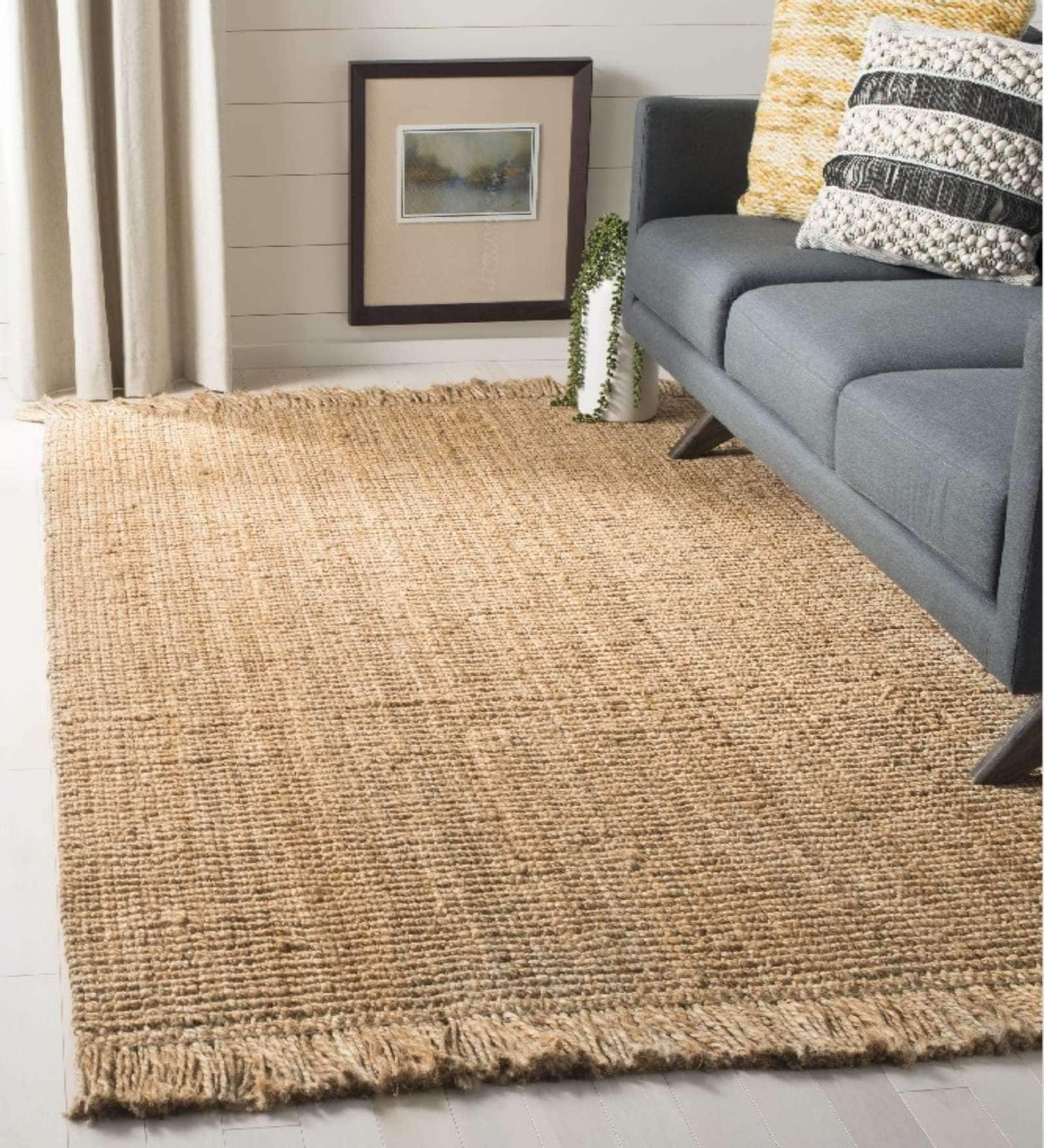 Beige Wool Rectangle 4 x 6 Feet Dhurrie