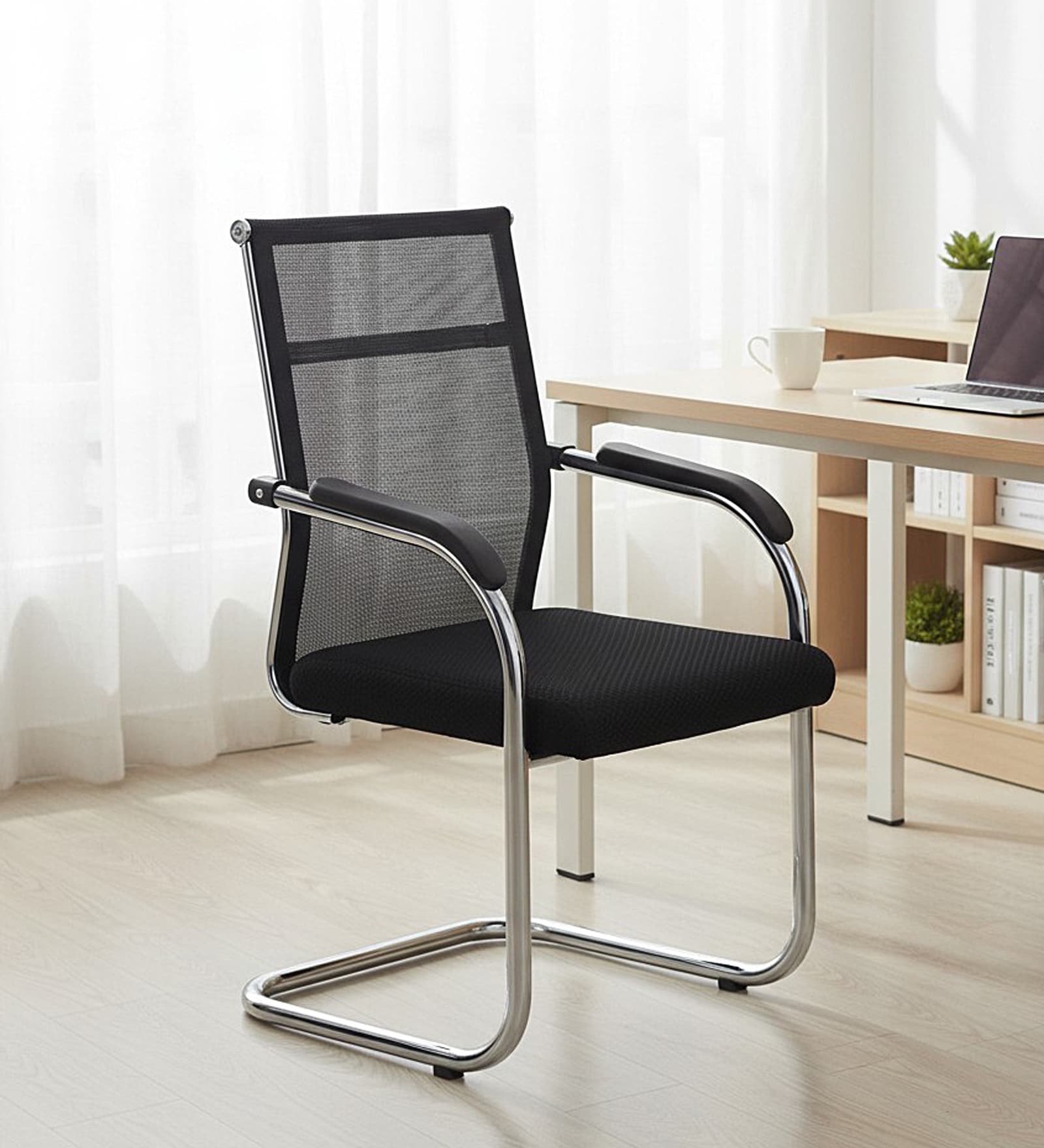 Benton Visitor Chair in Black Colour