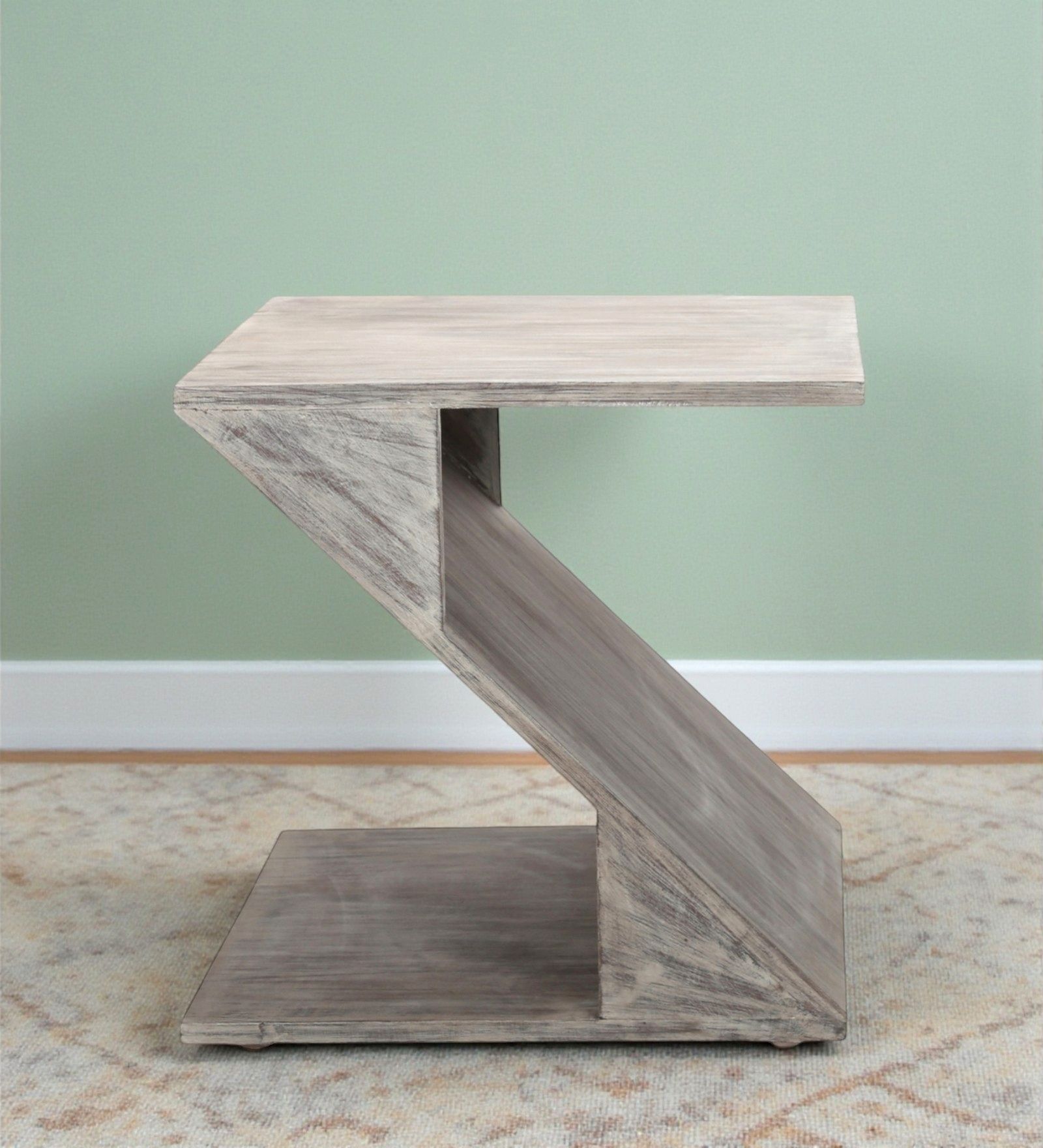 Berlin Bedside Table In Antique Grey Finish
