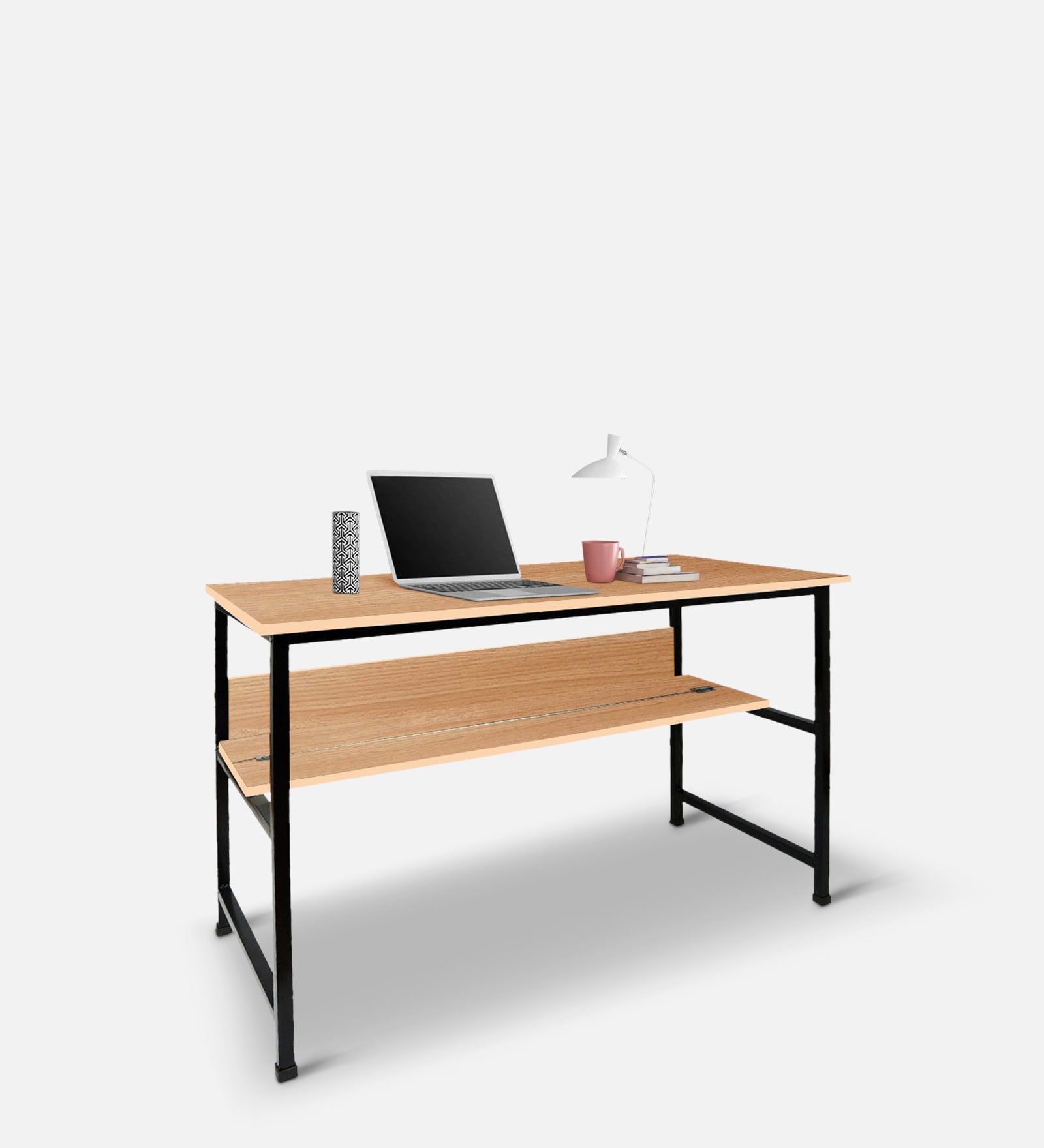 Berlin Study Table In Beige Colour
