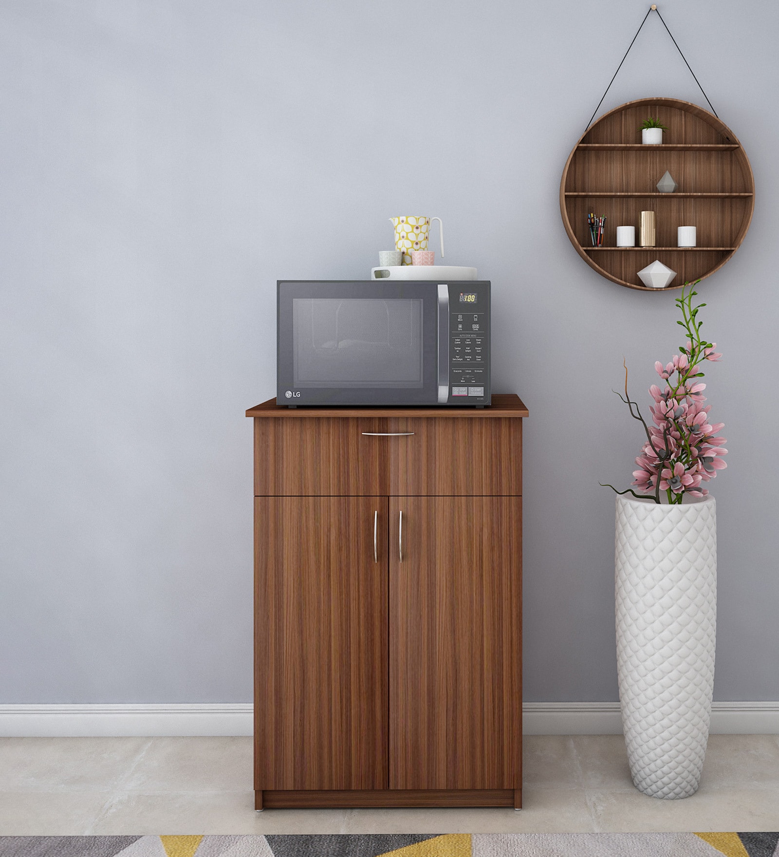 Betel Cabinet in Walnut Finish