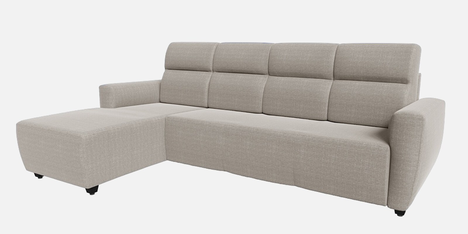 Buy Belize Fabric RHS Sectional Sofa In Pearl Colour at 27 OFF by
