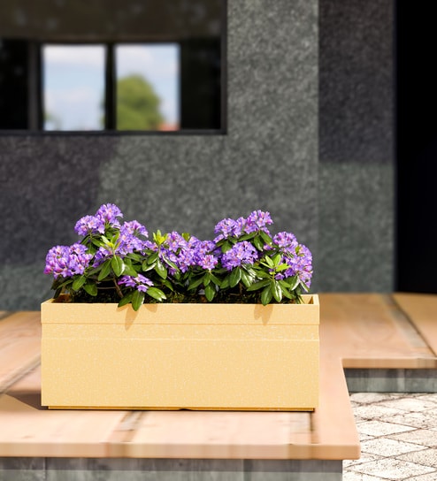 Beige GT rectangular 218 Planter