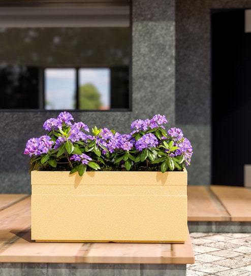 Beige GT rectangular 2411 Planter