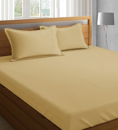 Buy Premium 800 Thread Count Solid Mustard Yellow 100 Long Staple