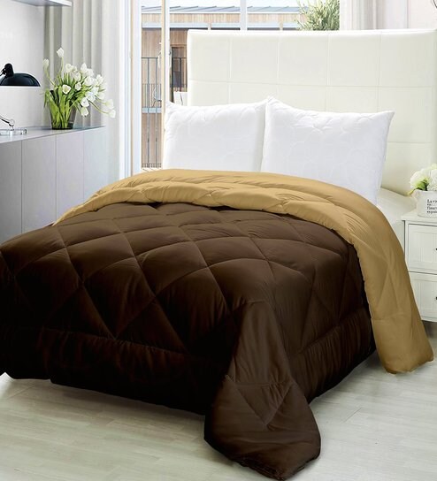 Buy Polyester Double Bed Ac Comforter By Story Home Online Solid