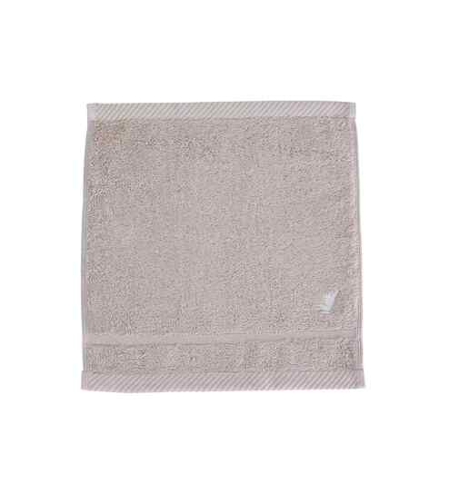 Beige Bamboo Cotton Solid 650 GSM Face Towel Set (4Pc)