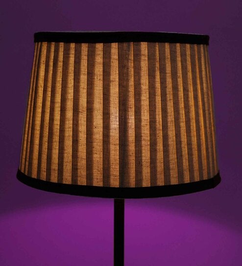 Klimt Beige Fabric Pleated Lampshade