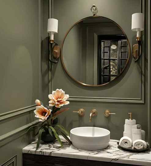 Beige Faux Leather Magnolia Serenade Arrangement Pot With Flower