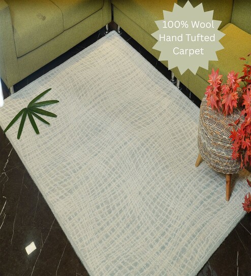 the woven legacy Beige Traditional Wool Hand Tufted Carpet-picture-37