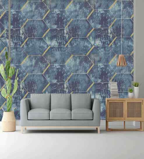 Belgian Block Design Wallpaper