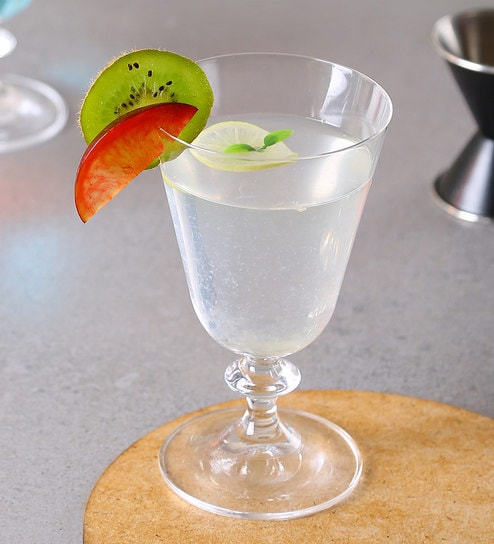 Buy Bella Cocktail Glass 350 Ml Set Of 6 Pcs Transparent Non