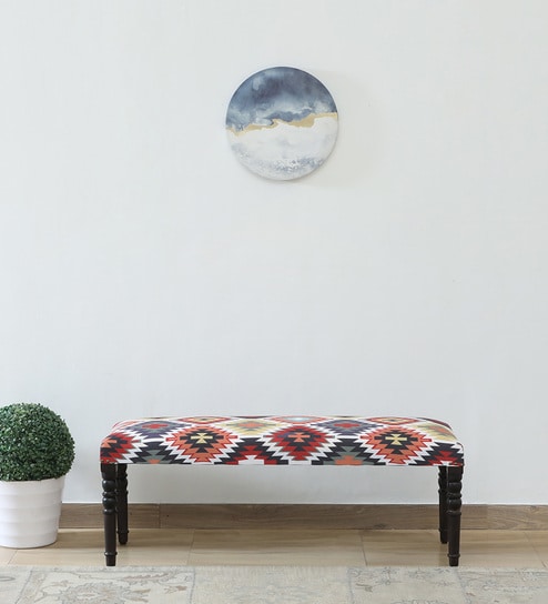 Berkshire Sheesham Wood Bench In Warm Chestnut Finish