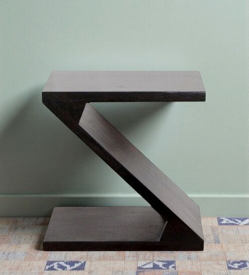 Berlin Bedside Table In Extra Dark Mahagony Finish