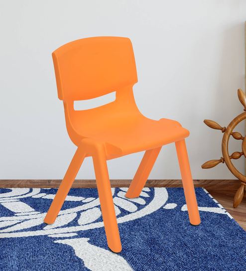 Berry 635h Study Chair In Orange Color By Nilkamal