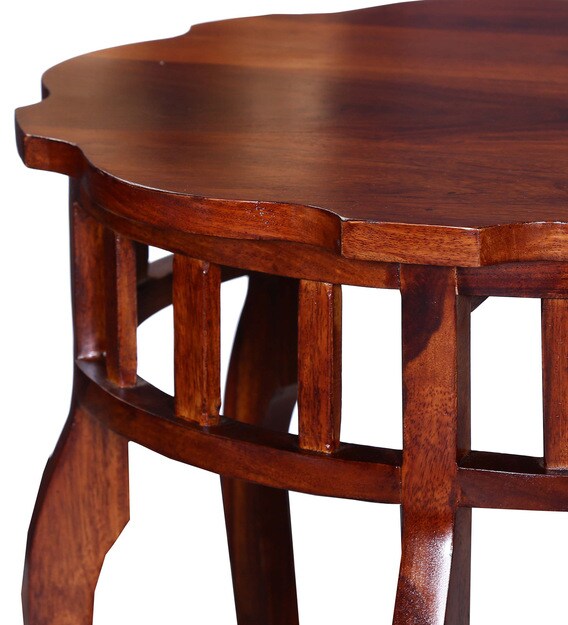Buy Bealey End Table in Honey Oak Finish by Amberville Online