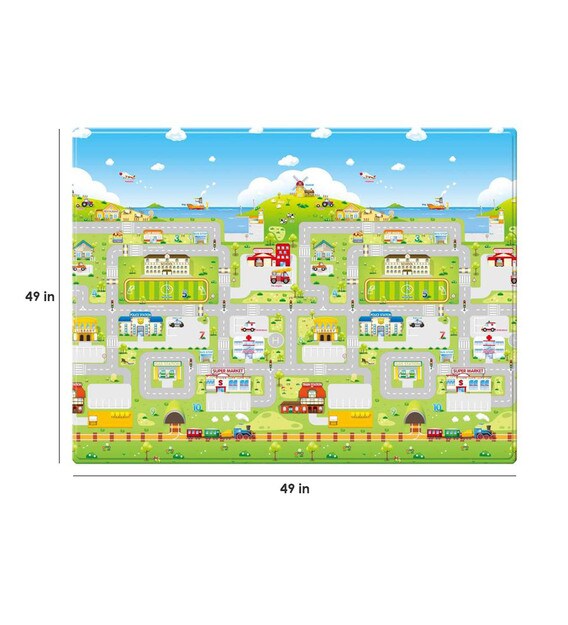 Buy Run To Town Small Size Playmat In Multicolour By Bebe Dom Online Wardrobes Bed Room Test Pepperfry Product