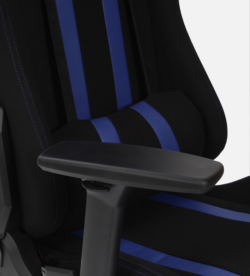 Buy Beast Fabric Gaming Chair in Black & Blue Colour by Green Soul Online Gaming Chairs