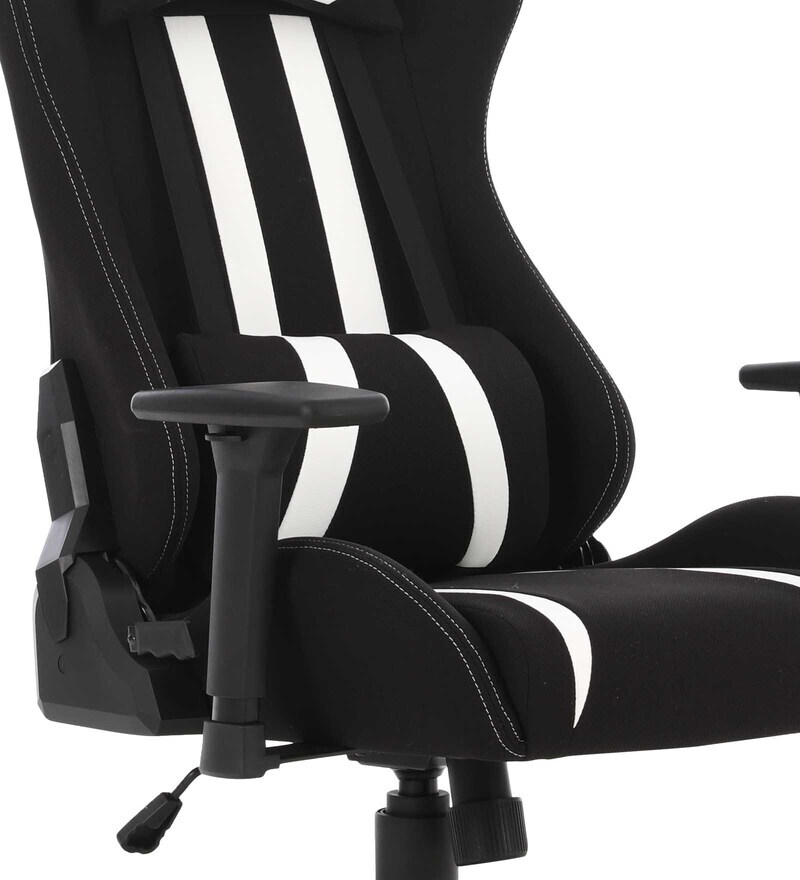 Buy Beast Gaming Chair in Black & White Colour by Green Soul Online Gaming Chairs Chairs