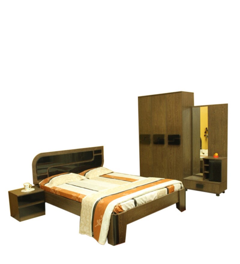 Buy Beetle Bedroom Set With King Bed By Evok Online Bed Room Sets Bed Room Sets Furniture Pepperfry Product