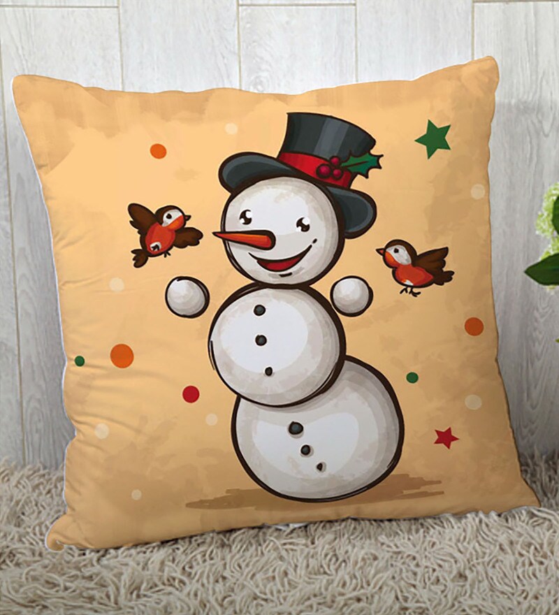 snowman cushion