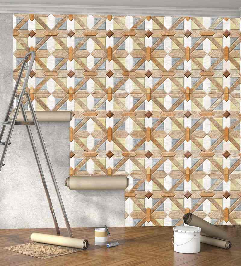 Buy Eurotex Beige Peel  Stick Removable Decorative Wallpaper 045 m x 6 m  EWS91126m Online at Best Prices in India  JioMart