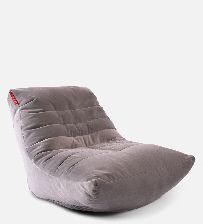 silver crushed velvet chaise lounge