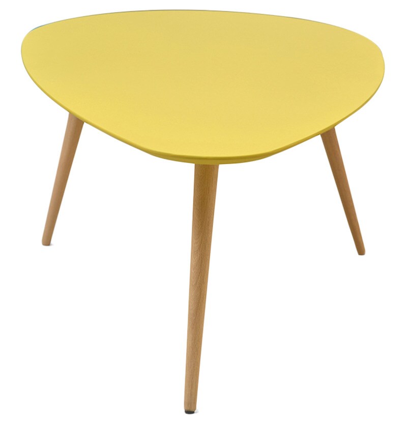 yellow center table