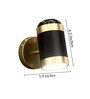 Beacon Black and Gold Aluminium LED Wall Lights