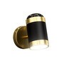 Beacon Black and Gold Aluminium LED Wall Lights