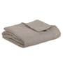 Beage and Blue Polyester Solid 105 GSM Double Bed Comforter