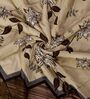 Beage and Brown Polyester Solid 105 GSM Double Bed Comforter