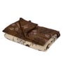 Beage and Brown Polyester Solid 105 GSM Single Bed Comforter