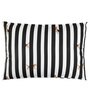 Beagle Monochrome Mischief  Black & White Fabric Dog Mat