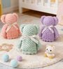 (1Pc) Assorted Teddy Bear Shaped Coral Fleece Soft Face Towel