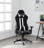 Beast Fabric Gaming Chair in Black & White Colour