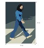 Beatles Sidewalk Multicolor Canvas Unframed People & Places Art Panel Set of 4